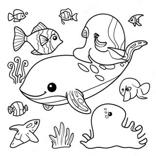 Pagina Para Colorir De Animais Marinhos 89161-29453