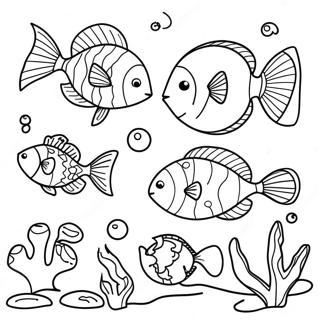 Pagina Para Colorir De Criaturas Subaquaticas Coloridas 89162-29457