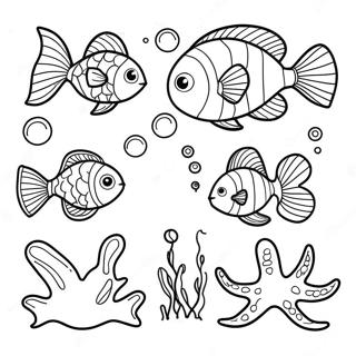 Pagina Para Colorir De Criaturas Subaquaticas Coloridas 89162 29459