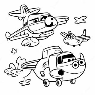 Pagina Para Colorir De Aventura Voadora Dos Super Wings 89214-29497