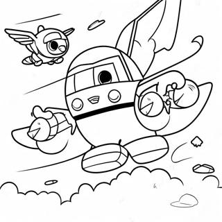 Pagina Para Colorir De Aventura Voadora Dos Super Wings 89214-29499