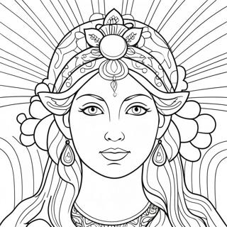 Pagina Para Colorir De Deusa 89291-29554