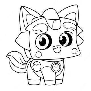 Unikitty Páginas Para Colorir