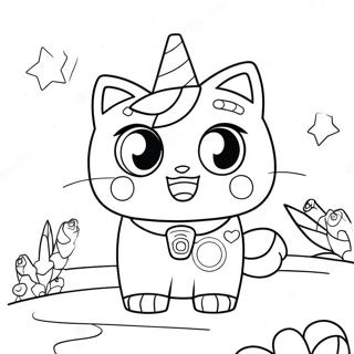 Pagina Para Colorir Da Unikitty 89368-29615