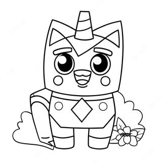 Pagina Para Colorir Da Unikitty 89368-29616