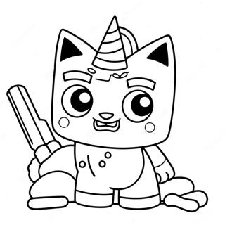 Pagina Para Colorir Da Unikitty Brava 89370-29621