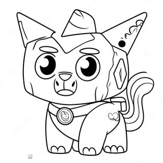 Pagina Para Colorir Da Unikitty Brava 89370-29622