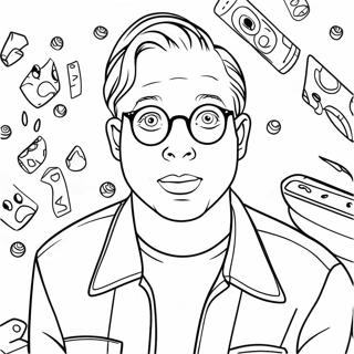 Macaulay Culkin Como Kevin Pagina Para Colorir 89499 29723