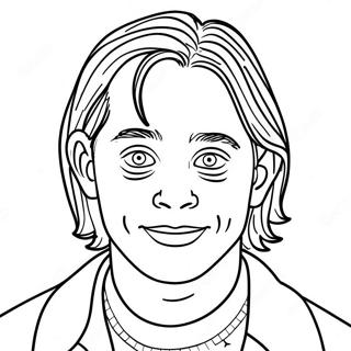 Macaulay Culkin Como Kevin Pagina Para Colorir 89499 29724