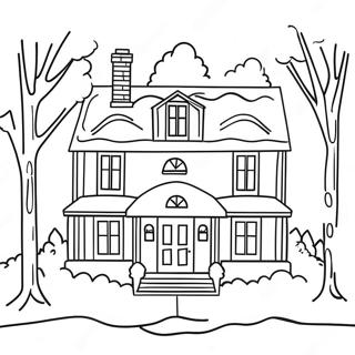 Casa Do Esqueceram De Mim Pagina Para Colorir 89500-29728