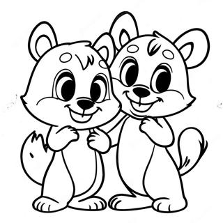 Pagina Para Colorir Chip E Dale 89522-29735