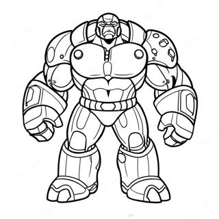 Hulk Buster Páginas Para Colorir