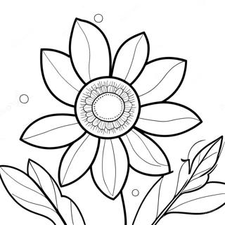 Pagina Para Colorir Flor Amarela Vibrante Páginas Para Colorir