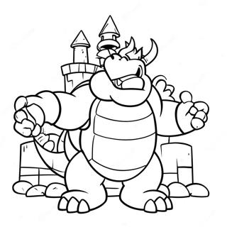 Bowser Páginas Para Colorir