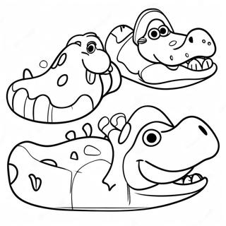 Crocs Páginas Para Colorir