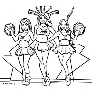 Pagina Para Colorir Das Cheerleaders Dos New England Patriots 90273-30317