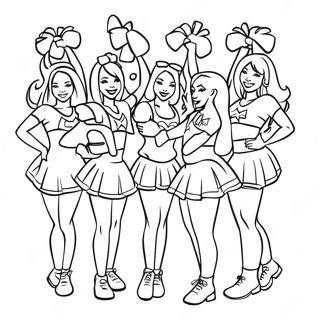 Pagina Para Colorir Das Cheerleaders Dos New England Patriots 90273-30318