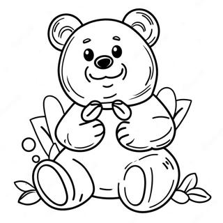 Pagina Para Colorir Do Urso De Goma 90298-30336