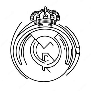 Pagina Para Colorir Do Logo Do Real Madrid 90814-30737