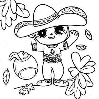 Pagina Para Colorir Colorida Da Festa De Cinco De Mayo 90891-30798