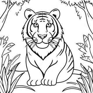 Tigre Páginas Para Colorir