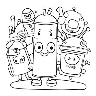 Pagina Para Colorir Dos Storybots 91147-30994