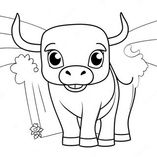 Pagina Para Colorir Do Mascote Do Chicago Bulls 91279-31173