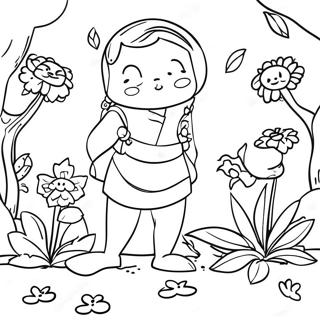 Garten De Banban 6 Páginas Para Colorir