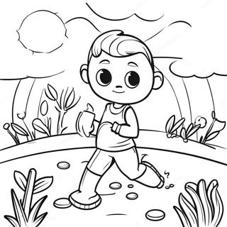 Pagina Para Colorir Dos Personagens Divertidos Do Garten Of Banban 6 91355-31232