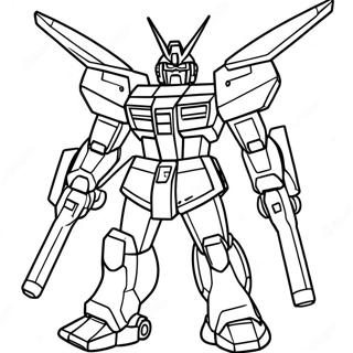 Pagina Para Colorir Do Gundam 91379-31243