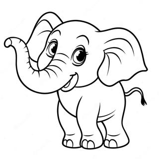 Elefante Bêbado Páginas Para Colorir