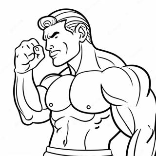 Pagina Para Colorir De Musculos Flexionando 91739-31534