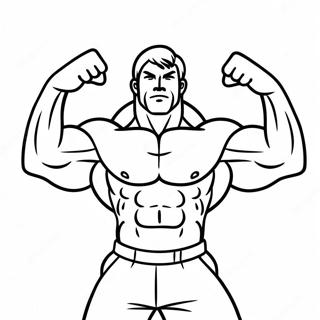 Pagina Para Colorir De Musculos Flexionando 91739-31535