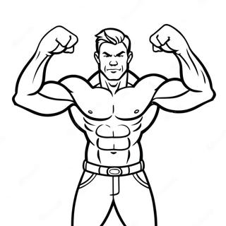 Pagina Para Colorir De Musculos Flexionando 91739-31536