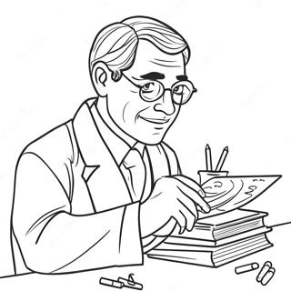 Pagina Para Colorir De Trabalho De Medico Ocupado 91763-31552