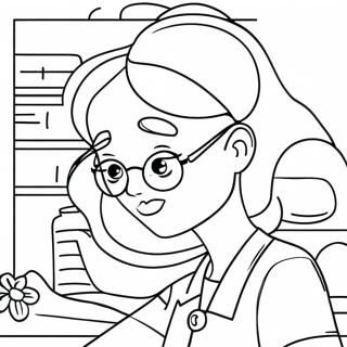 Pagina Para Colorir De Trabalho De Enfermeira Cuidadosa 91765-31560