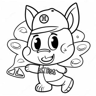 Pagina Para Colorir Mascote Dos Astros 91864 31629