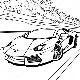 Lamborghini Páginas Para Colorir