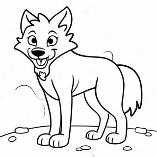 Anime Lobo Páginas para Colorir