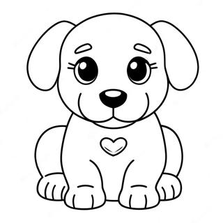 Pagina Para Colorir Cachorrinho Realista 92863-32403