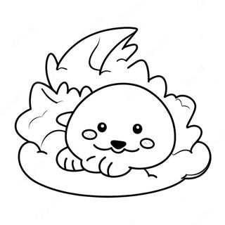 Pagina Para Colorir Cachorrinho Peludo Dormindo 92865-32410