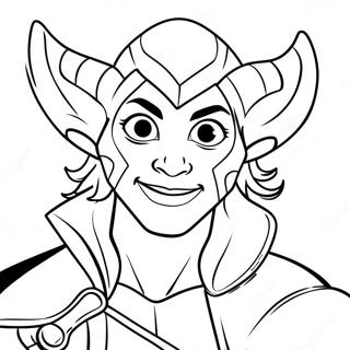 Pagina Para Colorir Do Loki Travesso 92890-32425