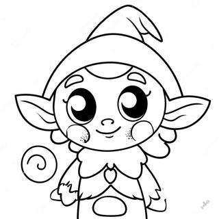 Pagina Para Colorir Do Elfo Brincalhao 93047-32560