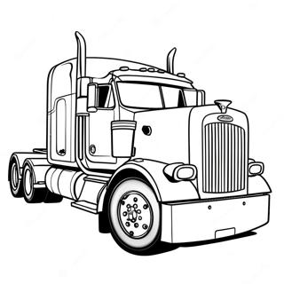 Pagina Para Colorir Do Caminhao Peterbilt 93068-32564