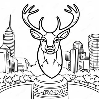 Pagina Para Colorir Do Milwaukee Bucks 93119-32602