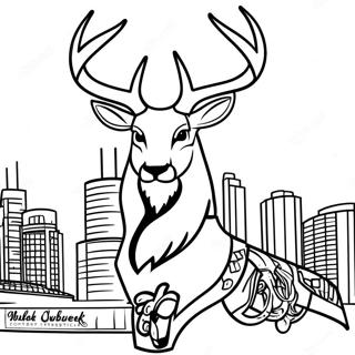 Pagina Para Colorir Do Milwaukee Bucks 93119-32603