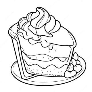 Pagina Para Colorir Da Torta De Creme De Chocolate 93252-32716