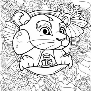 Pagina Para Colorir Do Logotipo Da Lsu 93301-32743