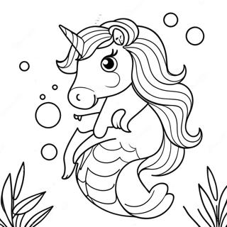 Pagina Para Colorir Unicornio Sereia 93378-32803