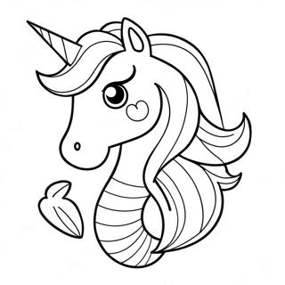 Pagina Para Colorir Unicornio Sereia 93378-32804